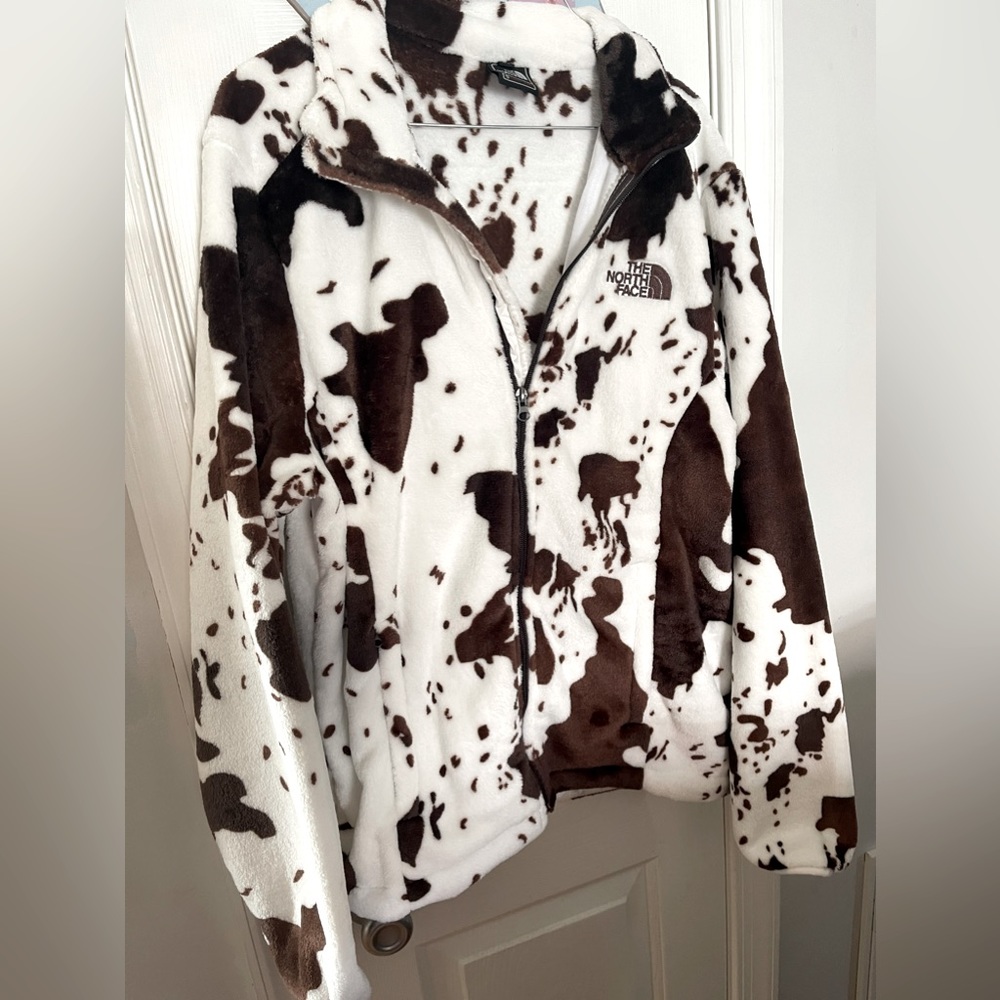 Cow Print North Face Jacket